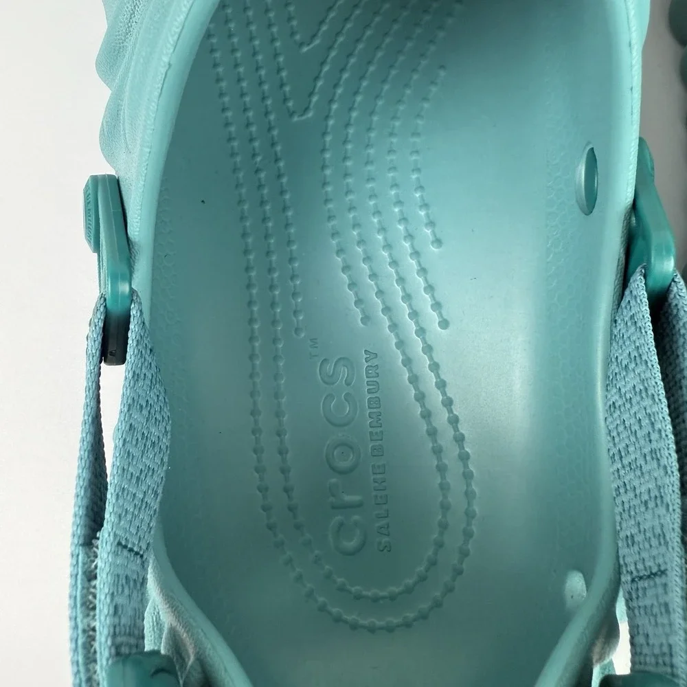 Salehe Bembury x‎ Crocs Pollex Clog Tide Turquoise Tonic Size 11 Men w Box
